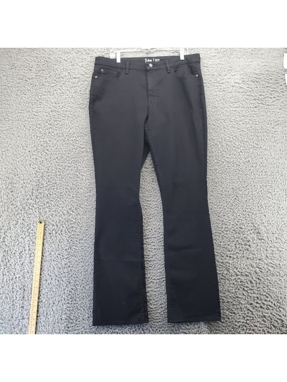 Lee Pants Womens 16 Long Black Regular Fit Mid Rise Bootcut *NWT*